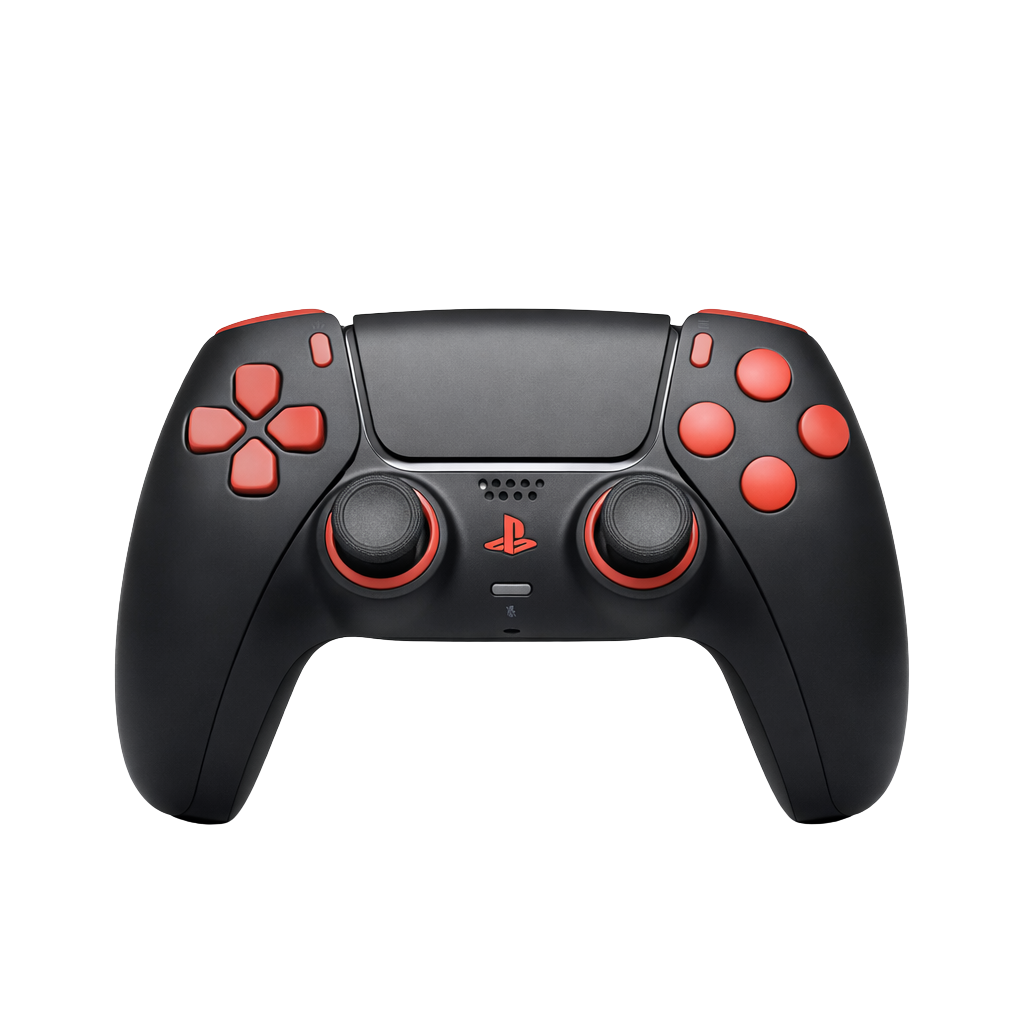 Manette EzWn - Noir & Rouge