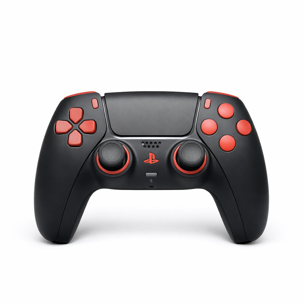 Manette EzWn - Noir & Rouge